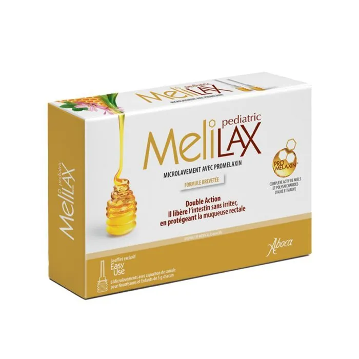 Aboca Melilax Pediatric 6 mikroklizma për kapsllëkun te fëmijët