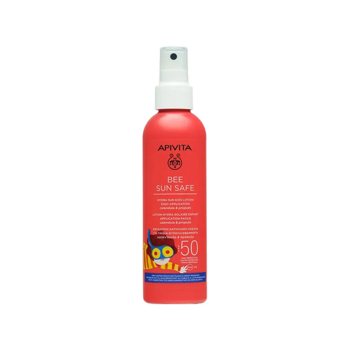 Apivita Bee Sun Safe Hydra Sun Kids Lotion SPF50 locion diellor për fëmijë