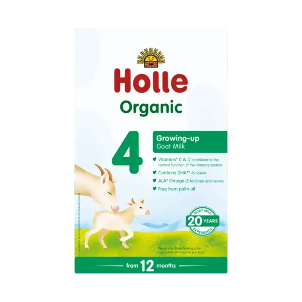 Holle Organic Goat Milk Growing-up Formula Stage 4, formulë me qumësht dhie, qumësht formulë nga 12 muaj, Holle formulë organike, Gaia Pharma