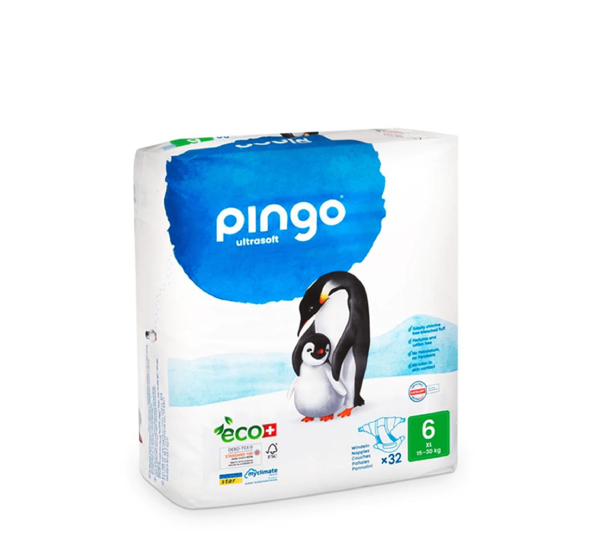 Pingo Size 6 Diapers, pelena Pingo size 6, pelena për 13–18 kg, pelena eco për bebe, Gaia Pharma