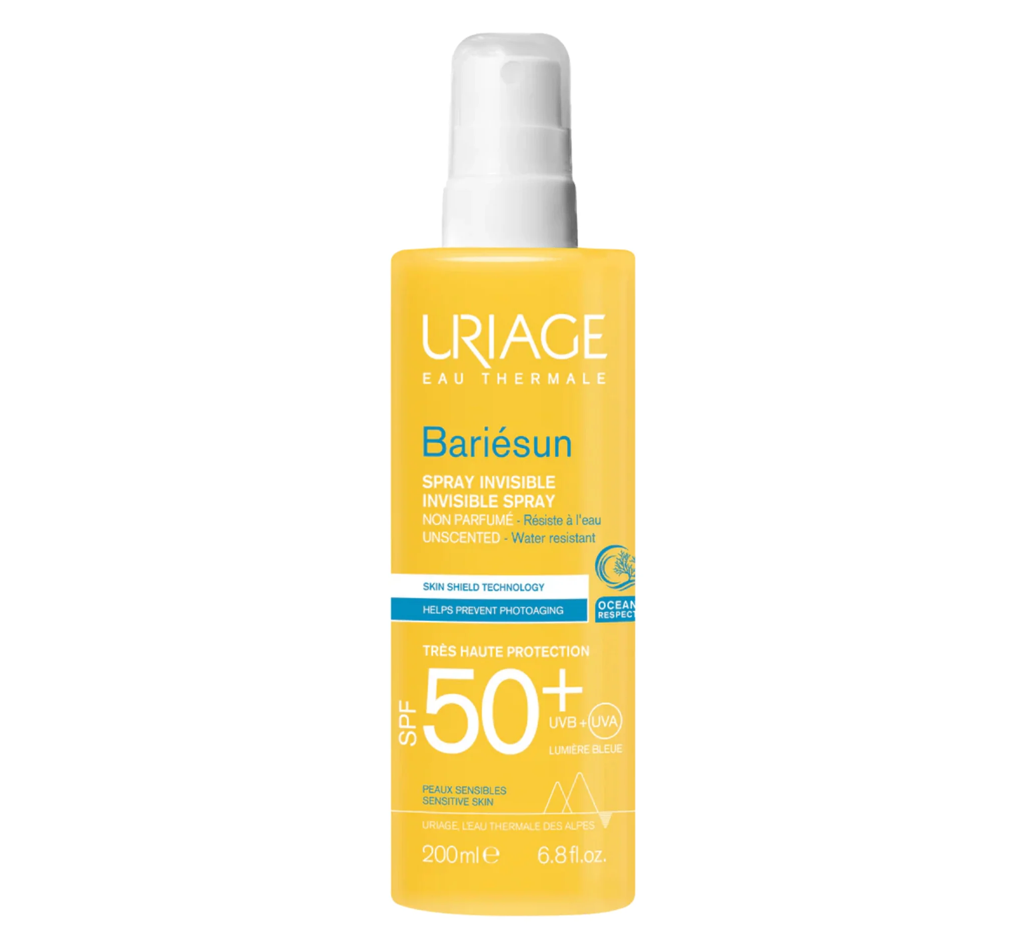 Uriage Bariésun Invisible Spray SPF50+ spray diellor i padukshëm për fytyrë dhe trup