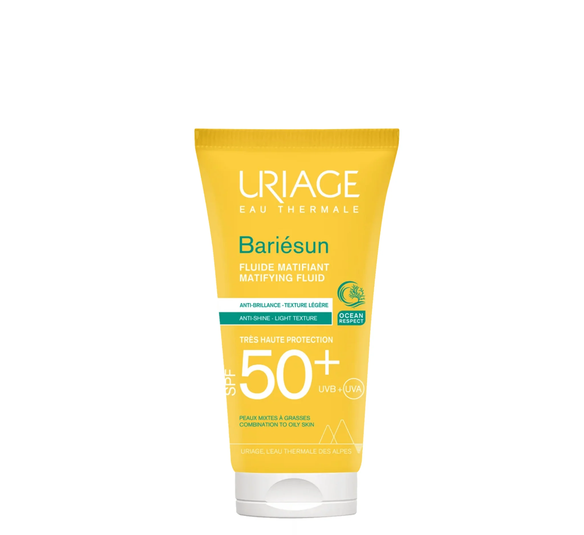 Uriage Bariésun Matifying Fluid SPF50+ fluid diellor matifikues për lëkurë mikse