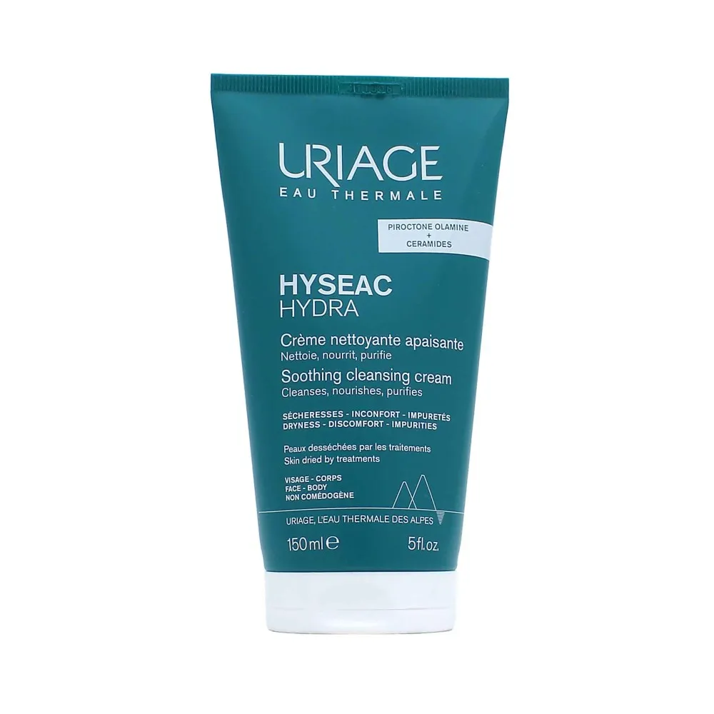 Uriage Hyséac Hydra Soothing Cleansing Cream krem pastrues qetësues për lëkurë të trajtuar nga aknet