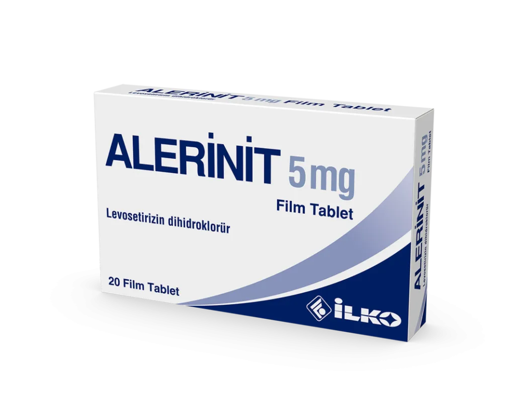 Alerinit 5 mg tableta me levocetirizinë ILKO për rinit alergjik
