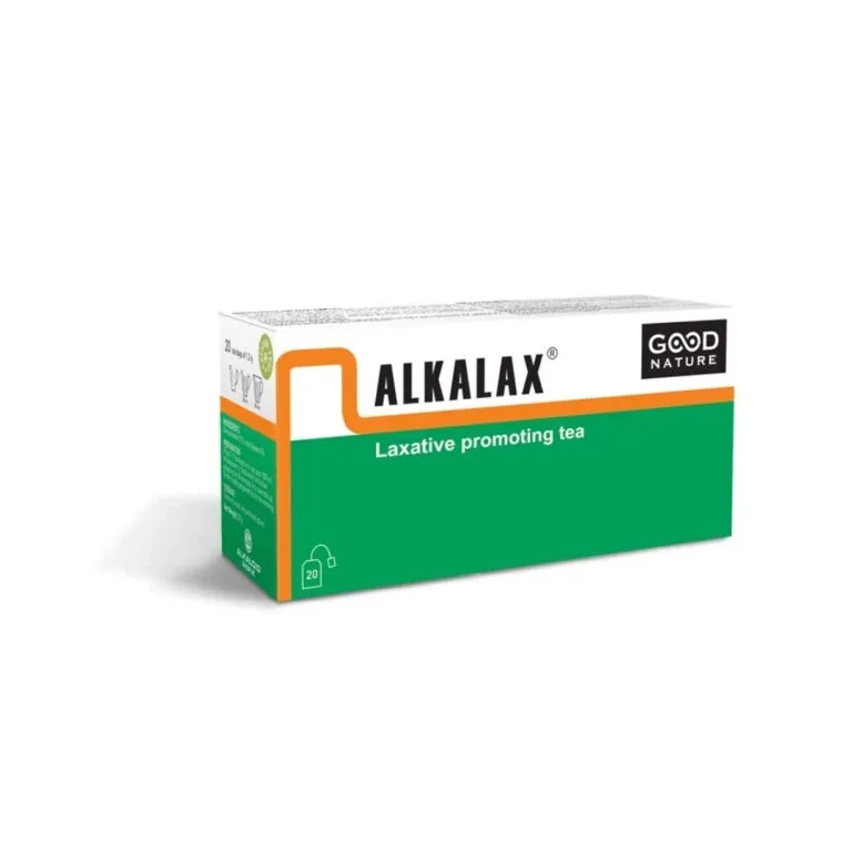 AlkaLax çaj bimor 20 bustina me senë dhe mente për kapsllëk