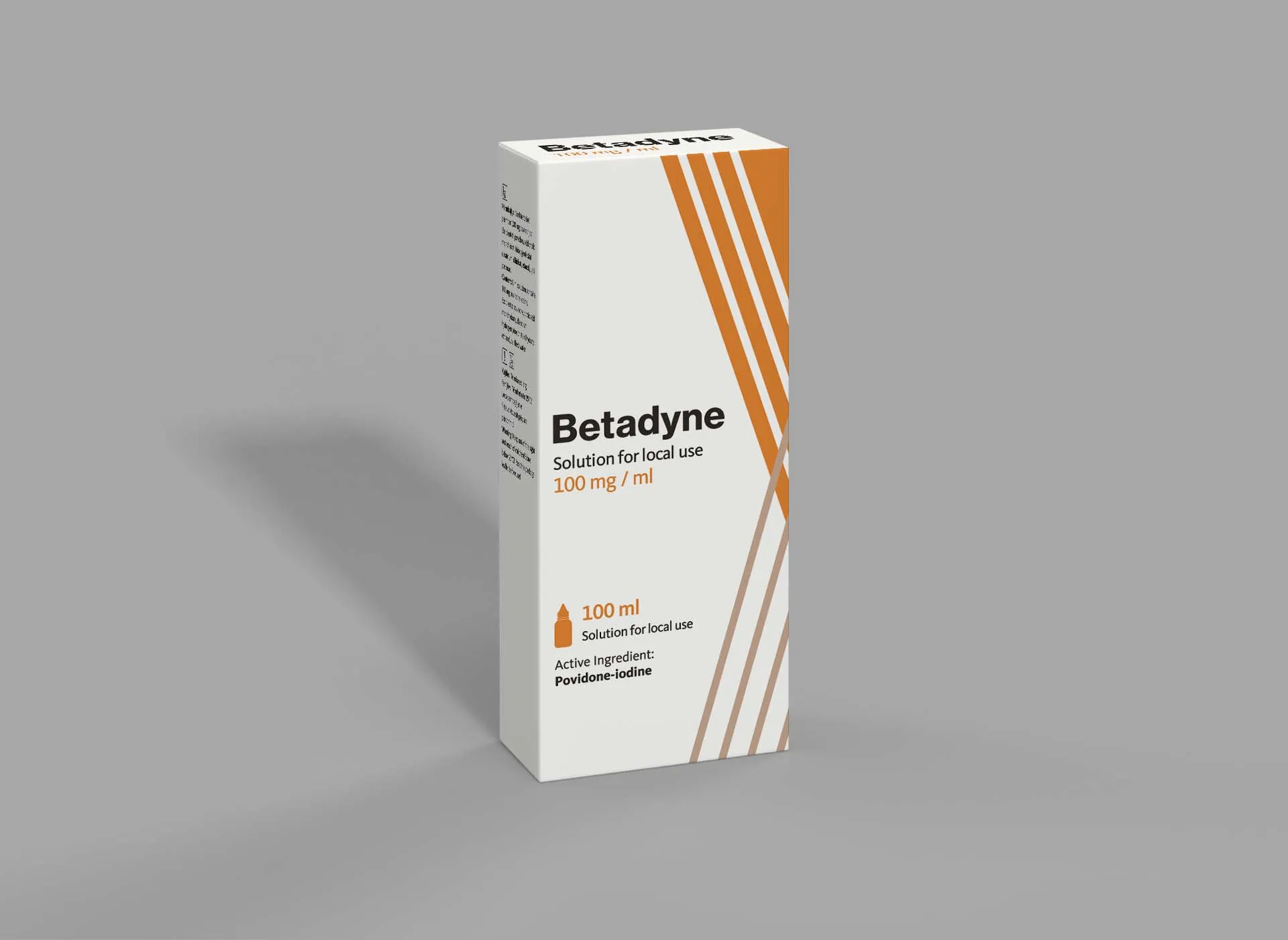 Betadine 100 mg/ml 100 ml solucion kutan me povidone-iodine 10% për antisepsi