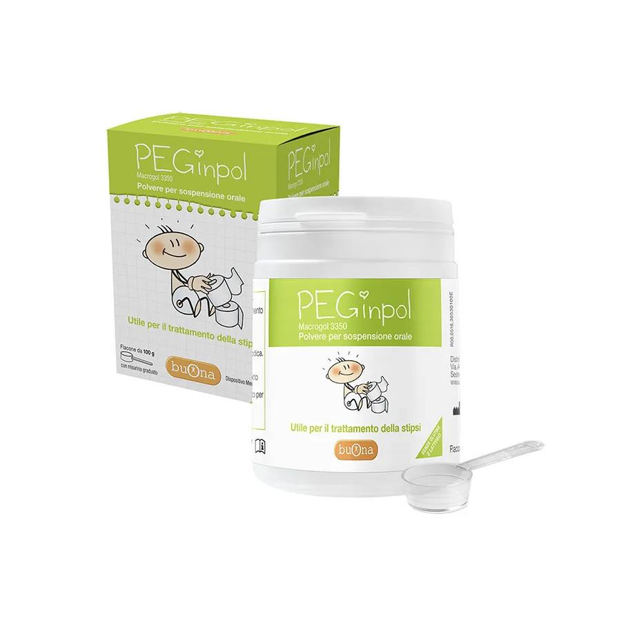 PEGinpol pluhur 100 g me Macrogol 3350 dhe lugë matëse