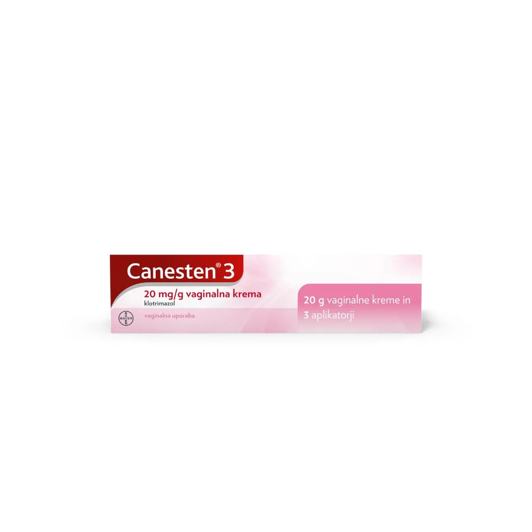 Canesten 3 krem vaginal 20 mg/g klotrimazol 20 g me 3 aplikatorë