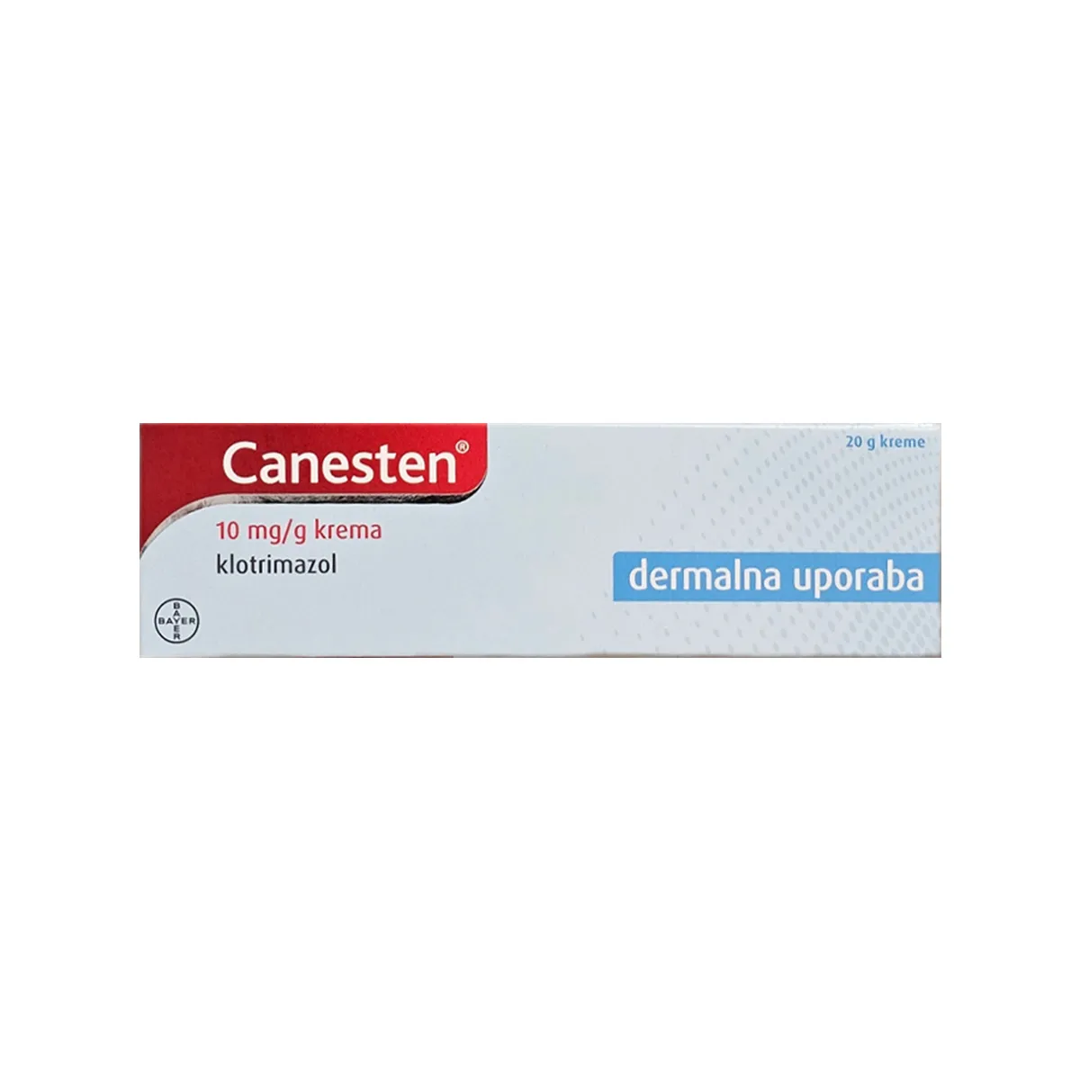 Canesten Derma 10 mg/g krem 20 g me klotrimazol për mykoza të lëkurës