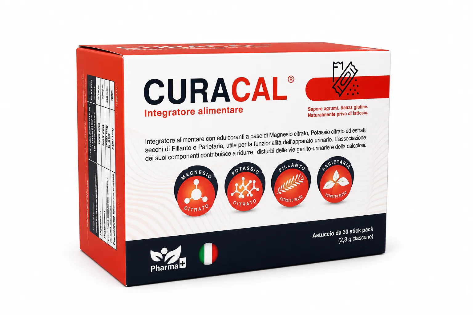CuraCal Pharma Plus 30 stick pack për kujdesin e kockave dhe artikulacioneve