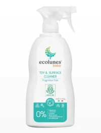 Ecolunes Baby Toy & Surface Cleaner në spray 300 ml, pastrues pa parfum për lodra, karrige ushqimi dhe sipërfaqe të fëmijëve.