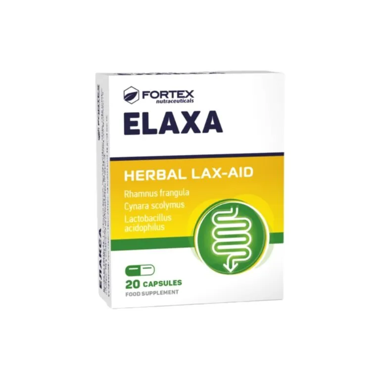 Fortex Elaxa 20 kapsula me frangulë aloe artichoke dhe probiotik