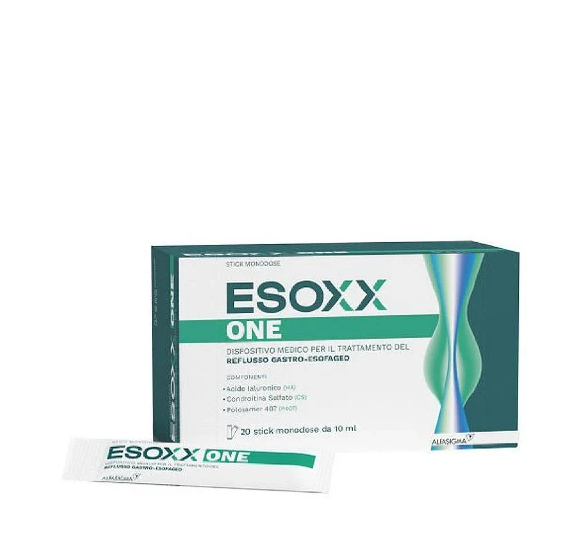 Esoxx One 20 stick 10 ml për refluks dhe mbrojtjen e ezofagut