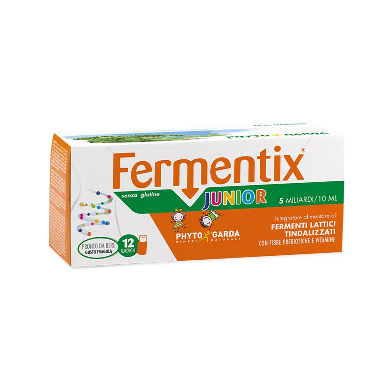 Fermentix Junior 12 flakonë me fermente laktike dhe prebiotik për fëmijë