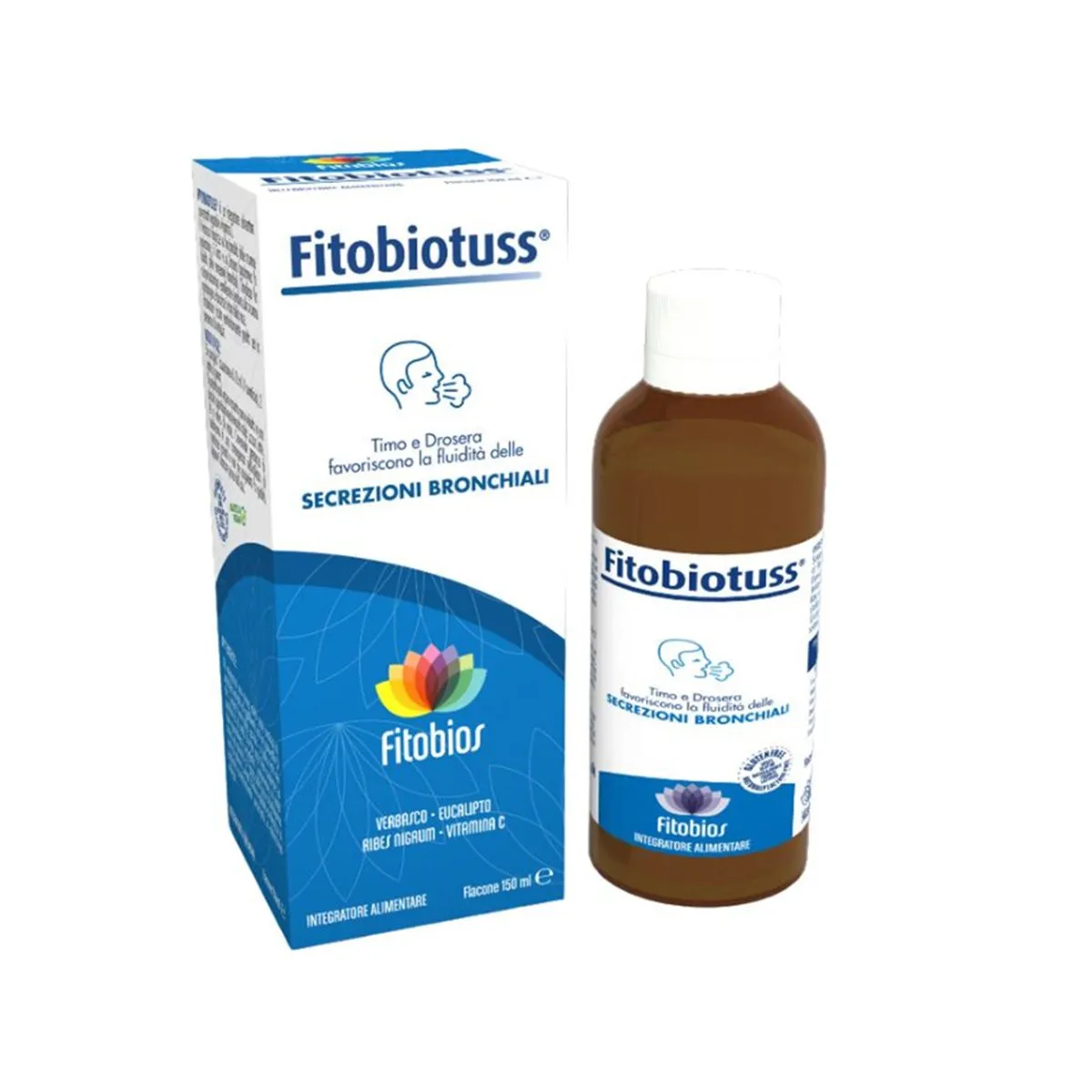 Fitobiotuss Bimbi shurup 150 ml me trumzë malvë drosera dhe vitaminë C