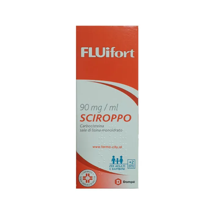 Fluifort shurup 90 mg për ml me kripë lizine të karbocisteinës