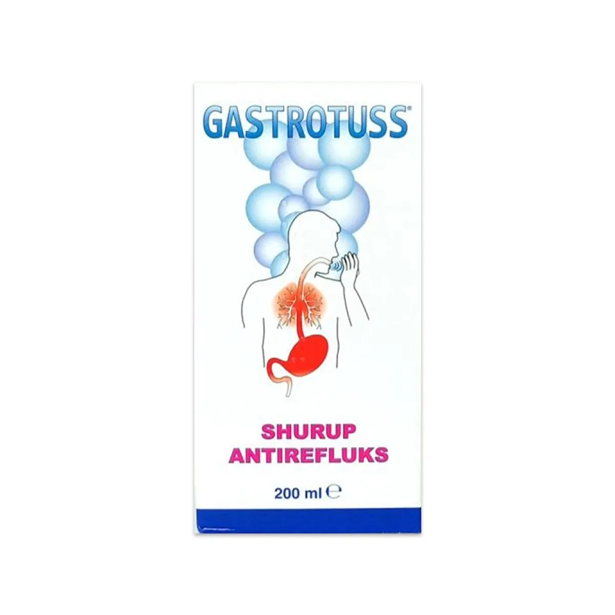 Gastrotuss Adult shurup 200 ml për refluks dhe urth