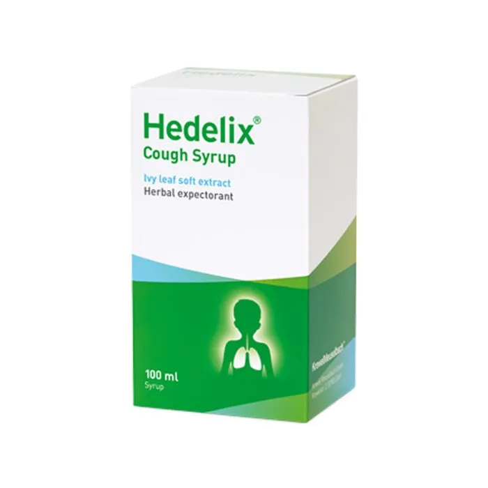Hedelix shurup 100 ml me ekstrakt gjethe dredhke 40 mg për 5 ml