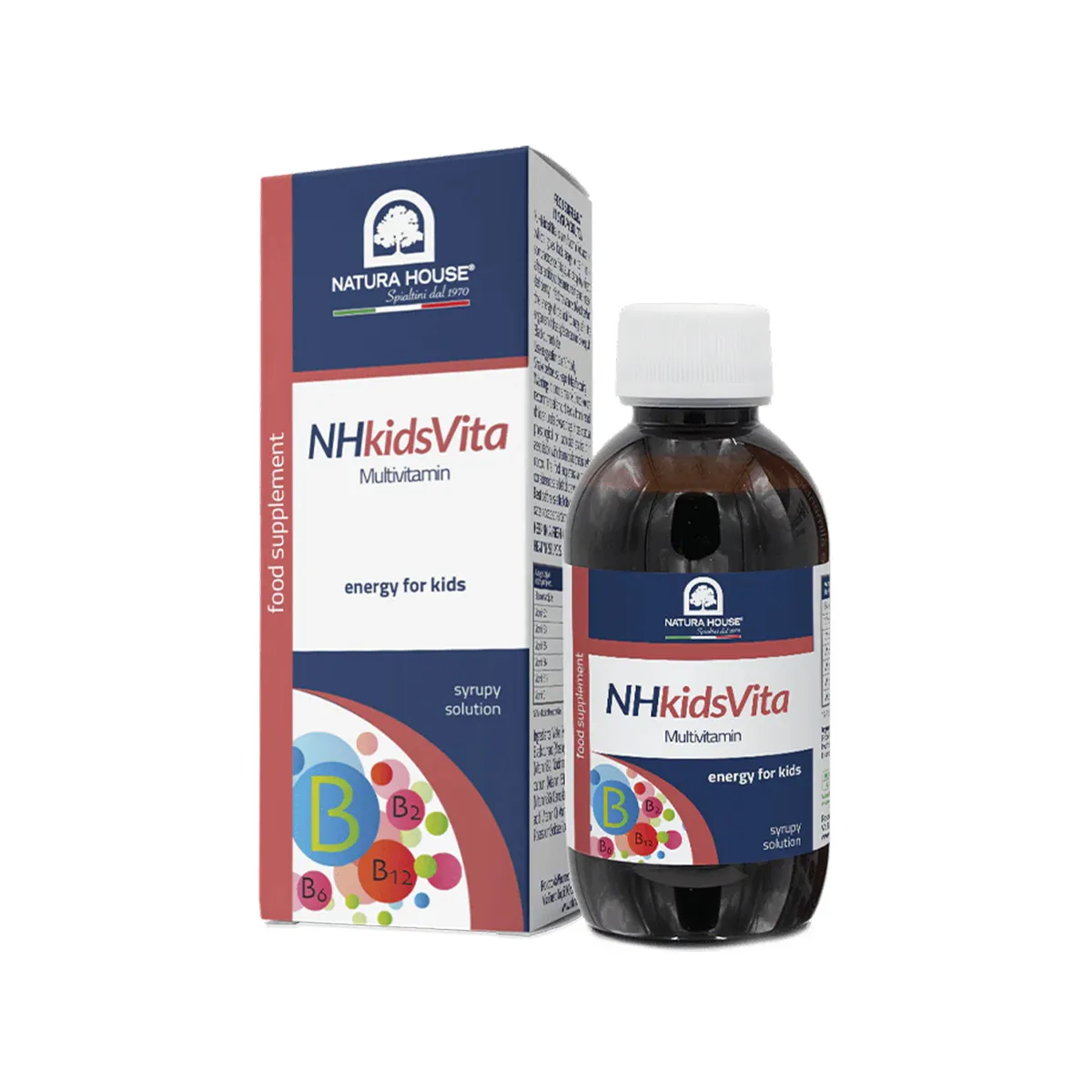 Natura House ImmunOK, shishe 200 ml me echinacea, propolis, ribes të zi, rosa canina dhe vitaminë C për mbështetjen e imunitetit.