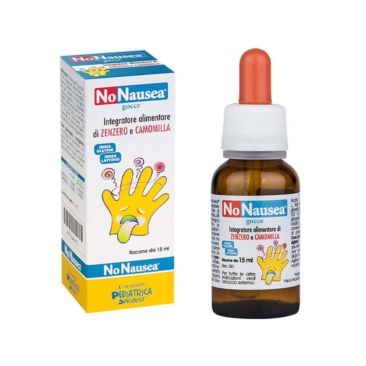 NoNausea pika 15 ml me xhinxher kamomil dhe vitamina B për nauzenë