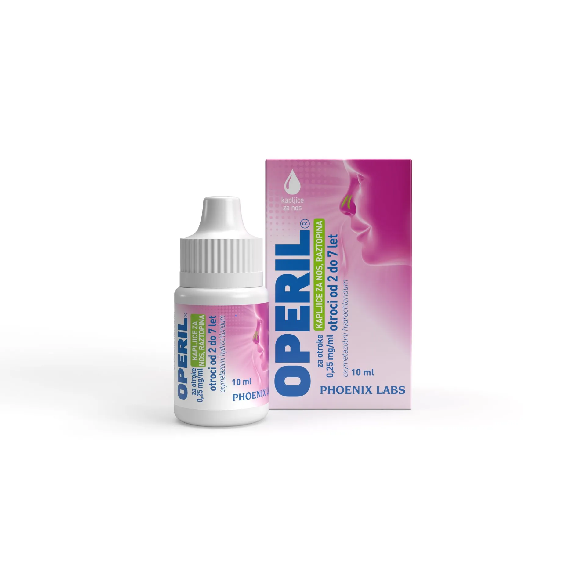 Operil P spray nazal 0.25 mg ml me oksimetazolinë për fëmijë