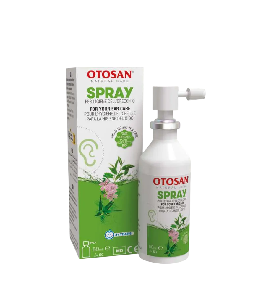 Otosan Ear Spray 50 ml me Tea Tree dhe aloe vera për higjienën e veshit