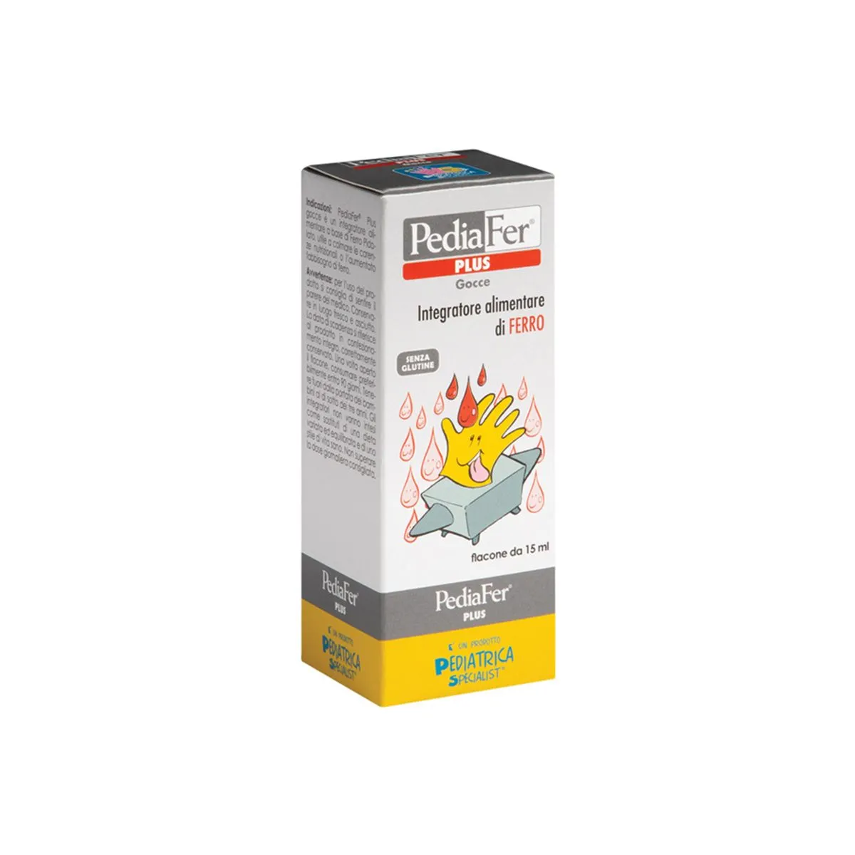 Pediatrica PediaFer Plus në pika me hekur pidolat për plotësimin e kontrolluar të hekurit te fëmijët.