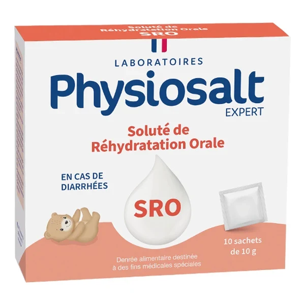 PhysioSalt 10 bustina solucion rehidratues oral për diarre te fëmijët