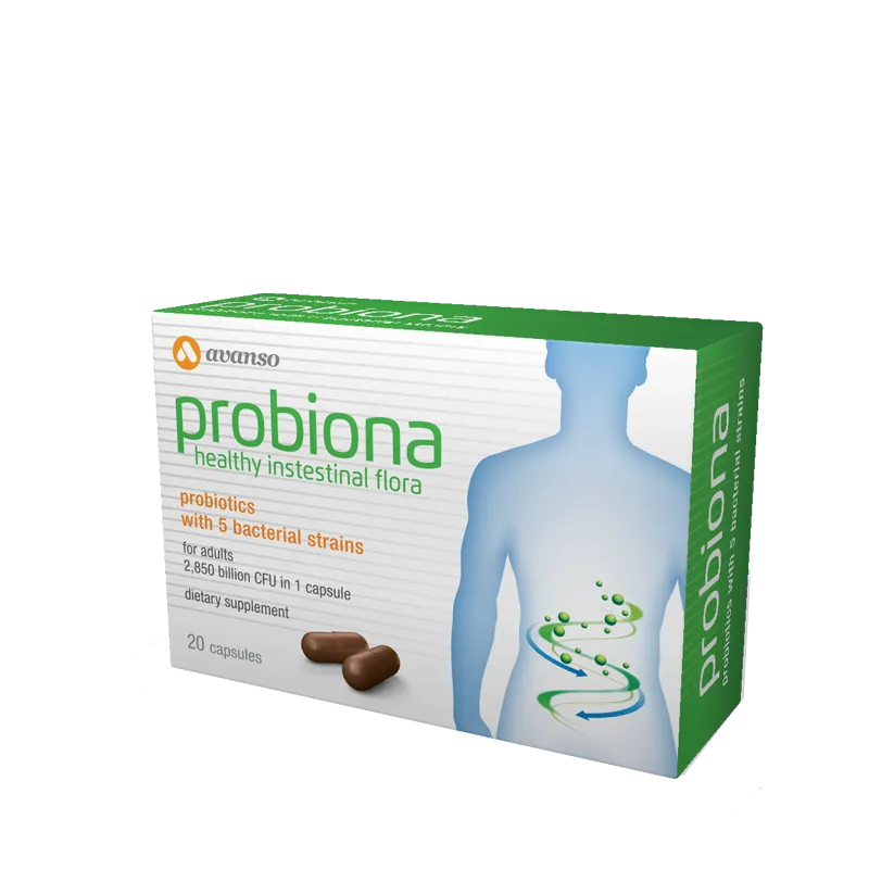 Probiona 20 kapsula me pesë kultura probiotike për të rritur