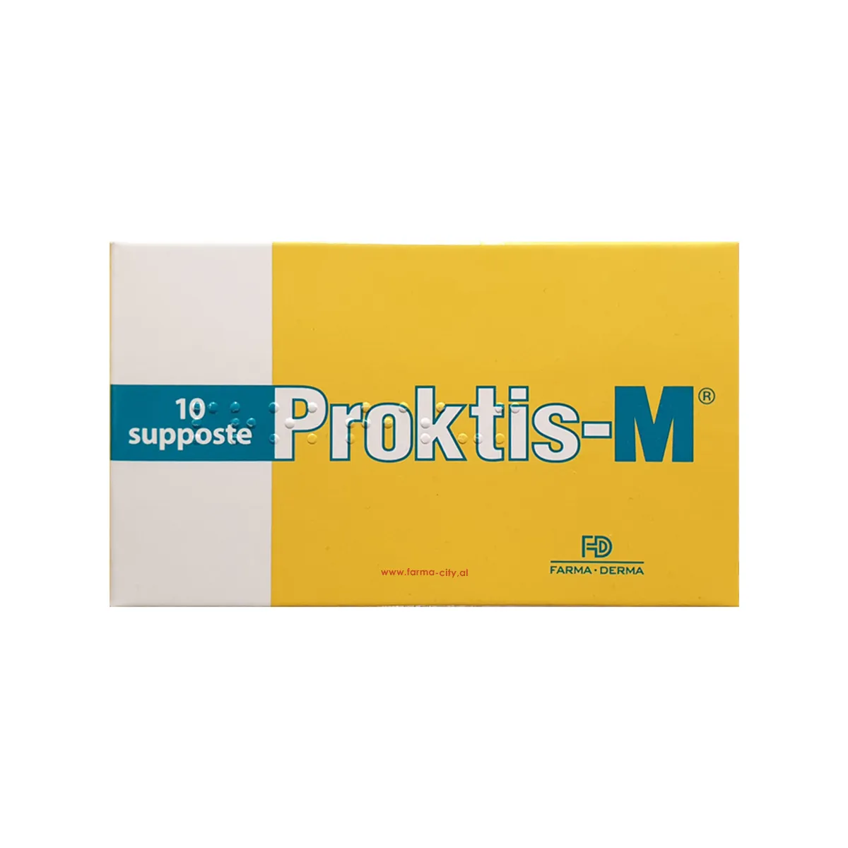 Proktis-M 10 supozitorë rektalë 2 g me hialuronat natriumi