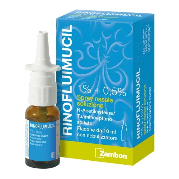 Rinofluimucil spray nazal me N-acetilcisteinë dhe tuaminoheptan