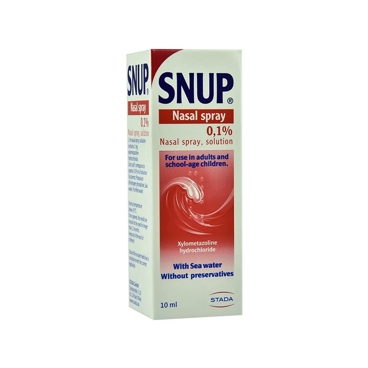 SNUP 0.1% Spray Nazal me xylometazoline dhe ujë deti