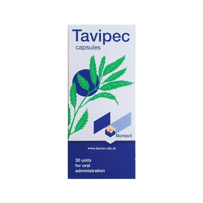 Tavipec 150 mg 30 kapsula gastrorezistente me vaj livandoje spikate