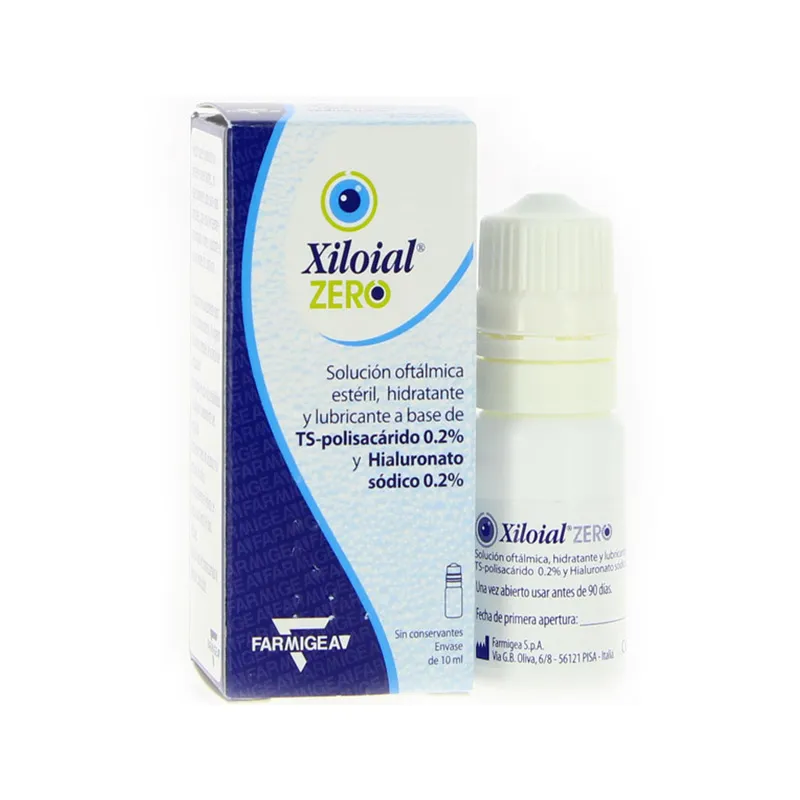 Xiloial Zero 10 ml pika për sy pa konservues me acid hialuronik 0.2% dhe TS-polysaccharide 0.2%