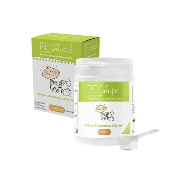 PEGinpol pluhur 100 g me Macrogol 3350 dhe lugë matëse