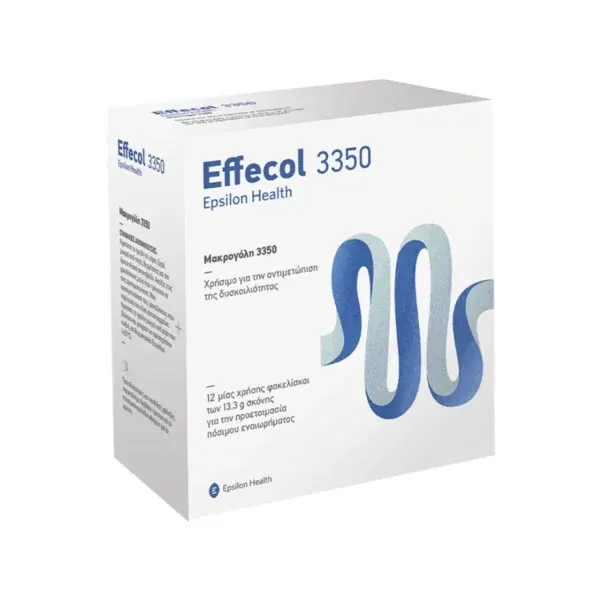Effecol 3350 12 bustina me Macrogol për kapsllëk