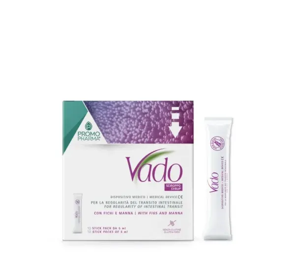 PromoPharma Vado 10 stick me fiq dhe manna për kapsllëk