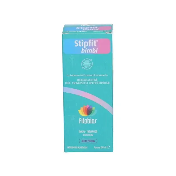 StipFit Bimbi shurup 150 ml për kapsllëk dhe tranzit intestinal te fëmijët
