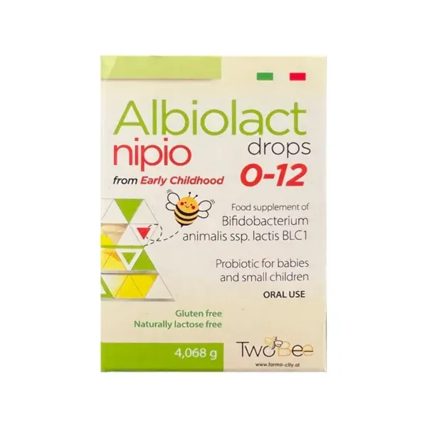 TwoBee Albiolact Nipio pika probiotike për foshnjat 0 deri 12 muaj
