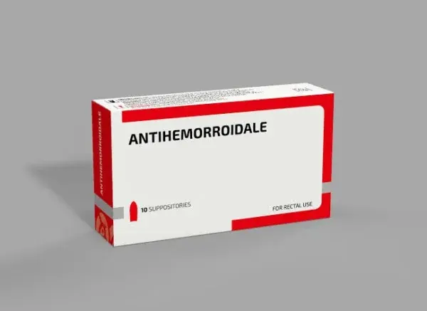 Profarma Antihemorroidal 10 supozitorë rektalë me lidokainë dhe oksid zinku