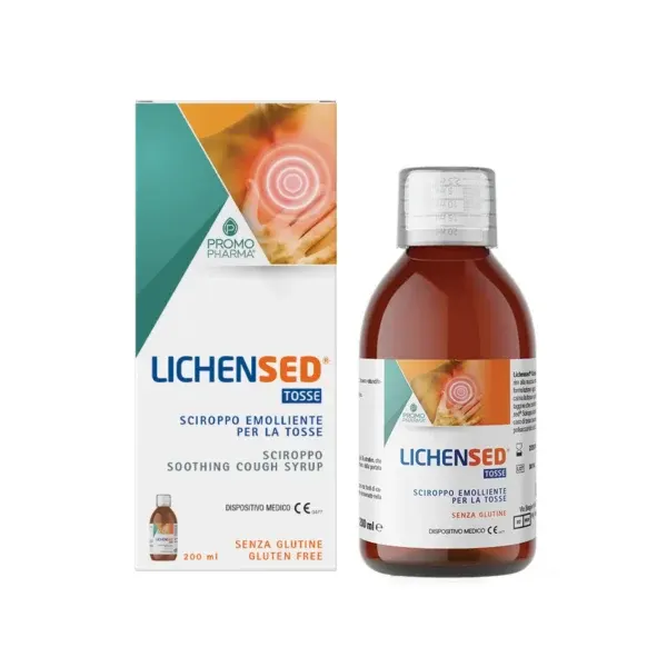 PromoPharma Lichensed Tosse Adult shurup 200 ml për kollë të thatë dhe me sekrecione