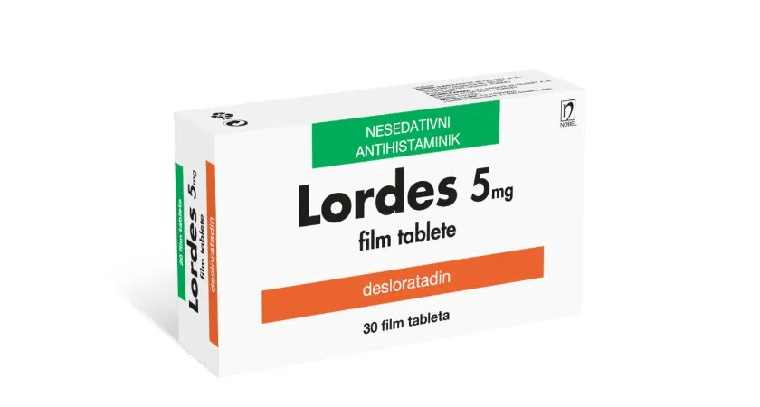 Lordes 5 mg tableta me desloratadinë Nobel