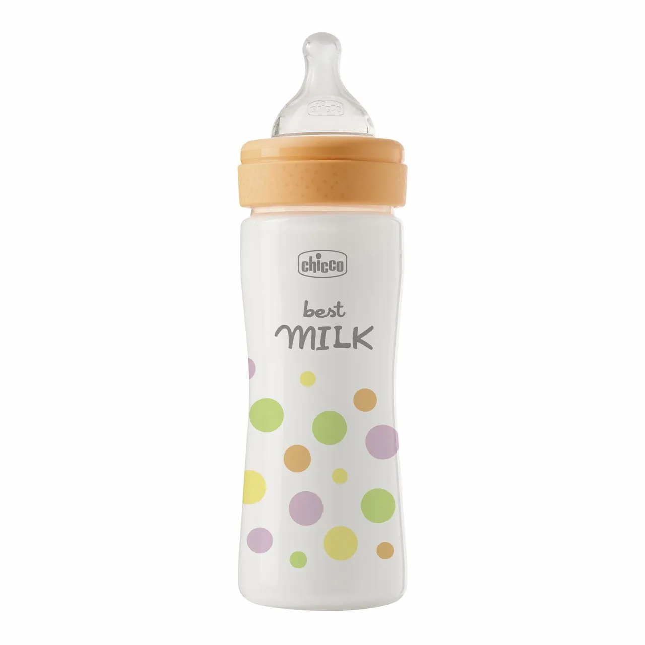 Chicco Perfect Easy PP Bottle me teta Physio Medium Flow 2m+ dhe variante rozë e blu.