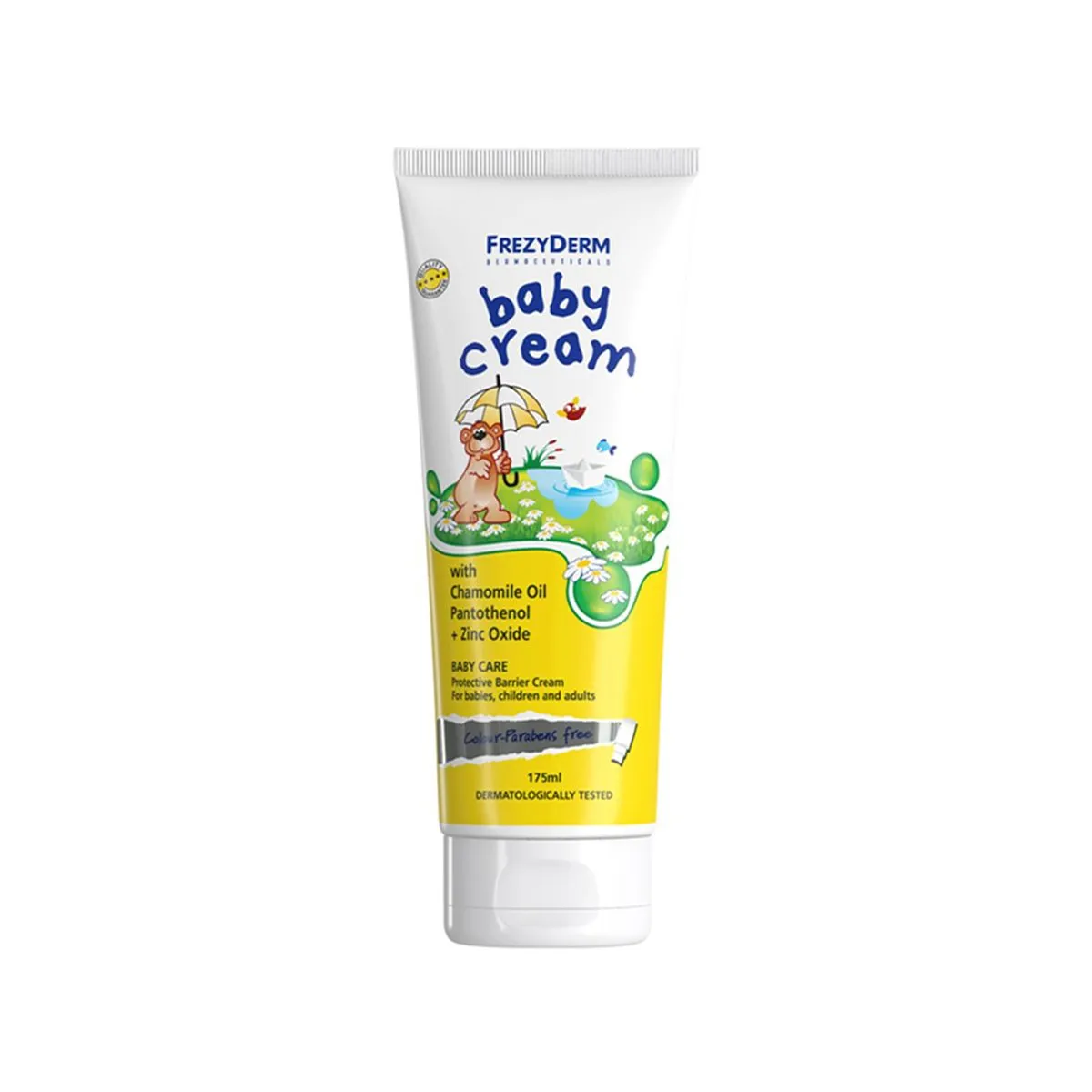 Tub Frezyderm Baby Cream 175 ml, krem barrierë për mbrojtjen e zonës së pelenës.
