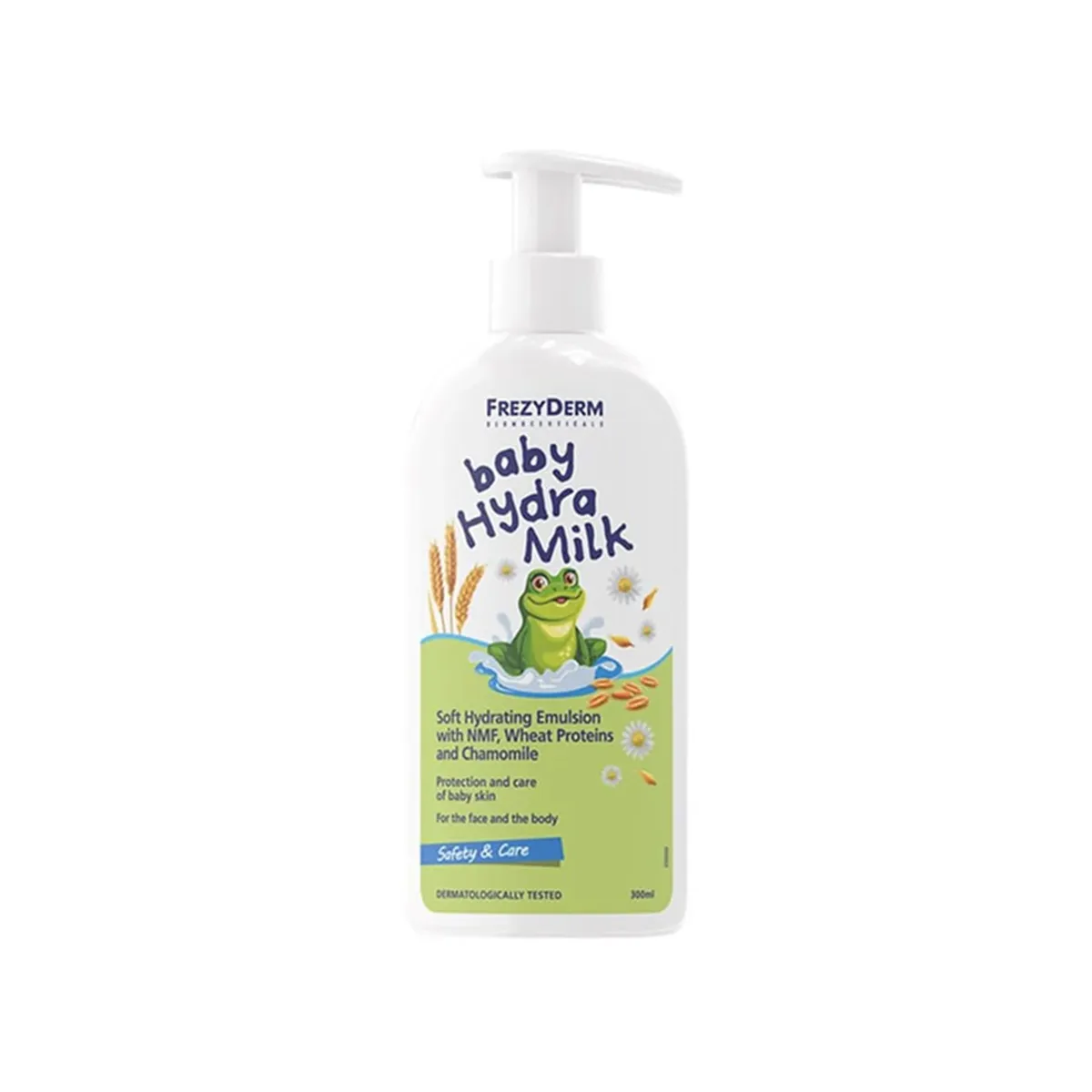 Shishe Frezyderm Baby Hydra Milk 200 ml, qumësht hidratues për lëkurën e ndjeshme të bebes.