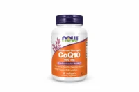 NOW CoQ10 600 mg në softgel me vitaminë E dhe lecitinë soje
