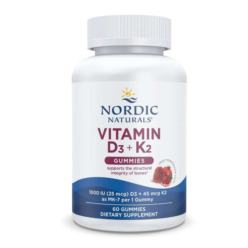 Nordic Naturals Vitamin D3 + K2 Gummies
