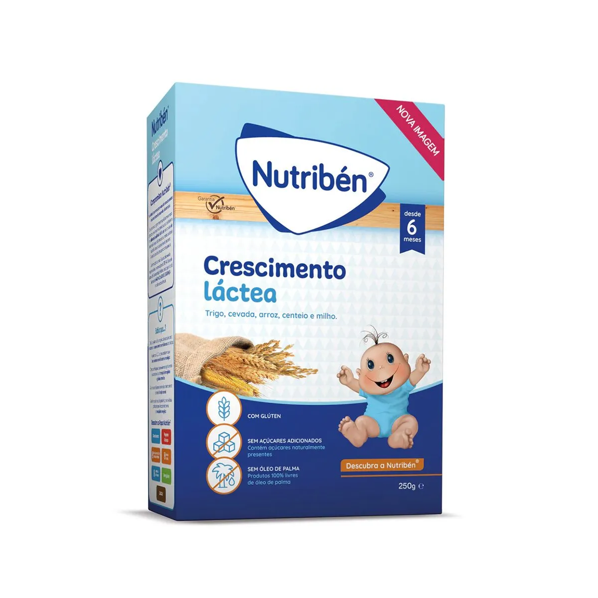 Paketimi Nutribén Drithëra Crecimiento me Qumësht për foshnja nga gjashtë muaj.