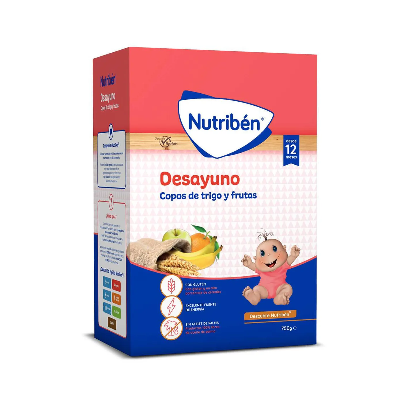 Paketimi Nutribén Mëngjes me Thekon Gruri dhe Fruta për fëmijë nga një vjeç.