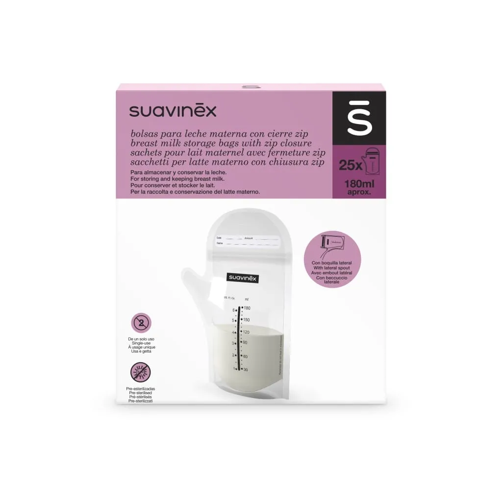 Suavinex Breast Milk Storage Bags, qese për ruajtjen e qumështit të gjirit